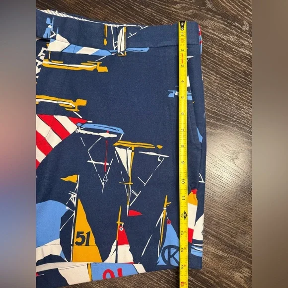 Brooks Brothers Sail Boat Nautical Print Shorts
